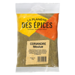 Coriandre moulue la planete des epices - le sachet de 100g