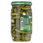 Cornichons 5 pices & aromates extra fins amora - le bocal de 380g net goutt