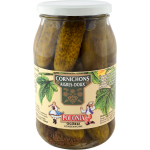 Cornichons aigres - doux polonia - le bocal de 490g net goutt