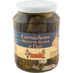 Cornichons  l'ail polonia - le pot de 680g
