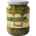 Cornichons club sandwich polonia - le pot de 380g net �goutt�