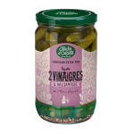 Cornichons extra - fins 2 vinaigres le jardin d'orante - le bocal de 360g net goutt