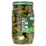 Cornichons fins amora - le bocal de 540g
