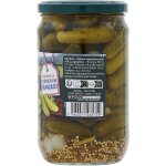 Cornichons vinaigr carrefour extra - le bocal de 360g net goutt