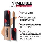 Correcteur anti - cernes longue tenue teinte lin (328) 24h infaillible l'oreal paris - le correcteur