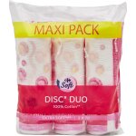 Cotons  dmaquiller disques duo face carrefour soft - les 3 paquets de 70