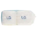 Cotons maxi duo carr�s d�maquillant carrefour soft - les 2 sachets de 80