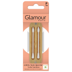 Coton tiges silicone boite bambou glamour paris - le pack