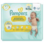 Couches bbs prenium protection - 3kg taille 0 pampers - le paquet de 22 couches bbs
