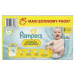 Couches bbs prenium protection 4 - 8kg taille 2 pampers - le paquet de 117 couches