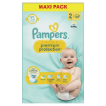 Couches bb taille 2 4 - 8kg maxi pack premium protection pampers - le pack de 108 couches