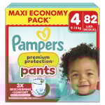Couches culottes bbs premium protection pants 9 - 15kg taille 4 pampers - le paquet de 82 couches culottes ...