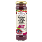 Coulis de fruits rouges la pateliere - le pot de 165g Coulis de fruits rouges la pateliere - le pot de 165g