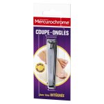 Coupe - ongles acier inoxydable coupe prcise lime intgre mercurochrome - le coupe - ongles