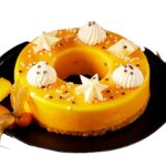 Couronne festive exotique - le g�teau de 8 parts