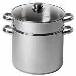 Couscoussier 30 cm acier inoxydable tous feux dont induction baumalu - le couscoussier Couscoussier 30 cm acier inoxydable tous feux dont induction baumalu - le couscoussier