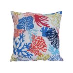 Coussin fauteuil de jardin 40x40cm epais 3cm imprim corail hyba - le coussin