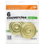 Couvercle d100 mm familia wiss le parfait - le sachet de 6