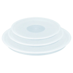 Couvercles 16 / 18 / 20 cm verre tefal - le lot de 3 couvercles