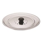 Couvercle universel anti gras inox 28 30 32 cm carrefour home - l'unit