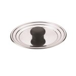 Couvercle universel 12 / 14 / 16 cm acier inoxydable carrefour home - l'unité Couvercle universel 12 / 14 / 16 cm acier inoxydable carrefour home - l'unité