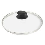 Couvercle en verre inox 28cm poigne bakelite equinox - l'unit