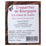 Craquettes de bourgogne crme de cassis - le sachet de 150 g