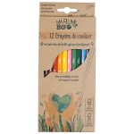 Crayon de couleur en bois - pointe moyenne ulmann - le lot de 12 crayons de couleur Crayon de couleur en bois - pointe moyenne ulmann - le lot de 12 crayons de couleur