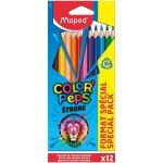 Crayon de couleurs color'peps format spécial - le lot de 12 maped - la boîte de 12 crayons Crayon de couleurs color'peps format spécial - le lot de 12 maped - la boîte de 12 crayons