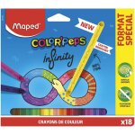 Crayon de couleur colorpeps infinity maped - le lot de 18 crayons de couleurs Crayon de couleur colorpeps infinity maped - le lot de 18 crayons de couleurs