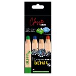 Crayon de couleur gras avec taille crayon ulmann - le lot de 4 crayons de couleur et un taille crayon ...