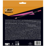 Crayon de couleur intensity bic - le lot de 24 crayons de couleur