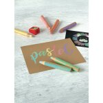 Crayon de couleur woody 3 en 1 pastel avec taille crayon stabilo - le lot de 6 crayons de couleur Crayon de couleur woody 3 en 1 pastel avec taille crayon stabilo - le lot de 6 crayons de couleur