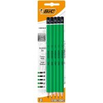 Crayon  papier graphite criterium 2b, b, hb, h et 2h bic - le lot de 5 crayons  papier