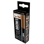 Crayon  sourcils longue tenue teinte marron tattoo brow maybelline new york - le crayon