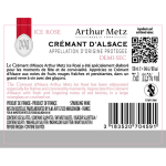 Crmant d'alsace ros ice sleeve demi - sec aop arthur metz - la bouteille de 75cl