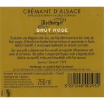 Crmant a. o. p. d'alsace brut ros wolfberger - la bouteille