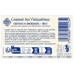 Crmant a. o. p bourgogne brut blanc couvent des visitandines - la bouteille de 75cl
