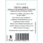 Crmant a. o. p. de bourgogne tastevinage veuve ambal - la bouteille