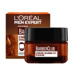 Crme barbe et visage homme nourrissante aux huiles essentielles de cdre barberclub l'oreal paris - ...