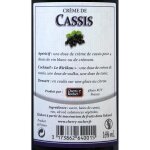 Crme de cassis 16% cherry rocher - la bouteille de 35cl