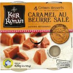 Crème dessert caramel beurre salé ker ronan - les 4 pots de 105 g Crème dessert caramel beurre salé ker ronan - les 4 pots de 105 g