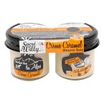 Crème dessert caramel beurre salé sacre willy - les 2 pots de 125g Crème dessert caramel beurre salé sacre willy - les 2 pots de 125g