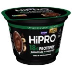 Crme dessert saveur chocolat noisette protine hipro - le pot de 180g