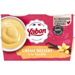 Crme dessert vanille yabon - les 4 pots de 120g