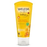 Gel douche bébé corps et cheveux au calendula weleda - le tube de 200ml Gel douche bébé corps et cheveux au calendula weleda - le tube de 200ml