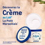 Crme multi - usages corps mains visage peau trs sche hydratation 48h le petit marseillais - le pot ...
