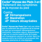 Crme pieds mycose elimine dmangeaisons macration odeurs 7 jours excilor - le tube de 15ml