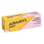 Crme aprs - piqres apaisante et hydratante ds 3 mois apaisyl - le tube de 30ml