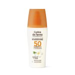 Crme solaire lait corps spf 50 + hydratant aloe vera mono de tahiti corine de farme - le flacon de ...